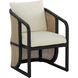 Palermo Charcoal / Stinson Cream Outdoor Dining Chair